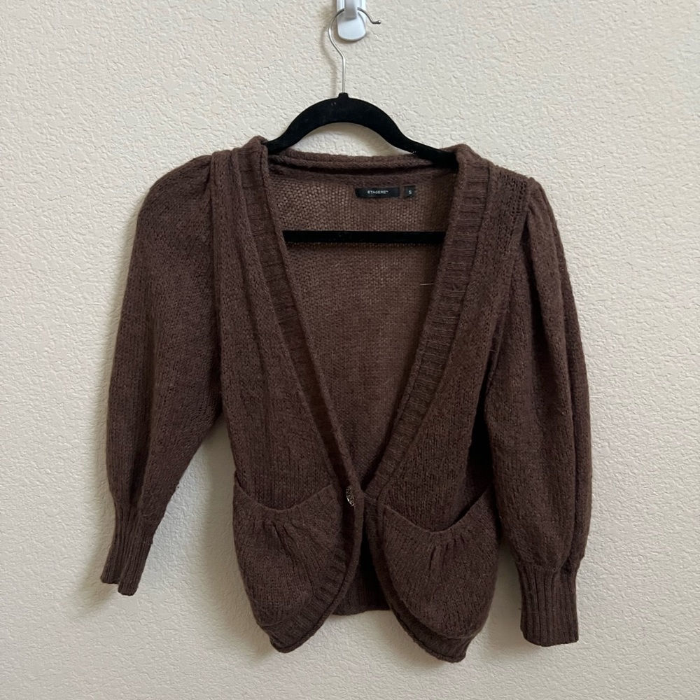 ETAGERE cozy brown cardigan